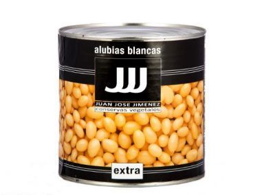 lata alubias blancas cocidas jjj 3 kg