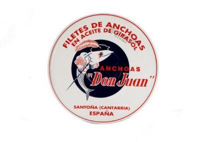 lata filetes de anchoas en aceite de girasol don juan santoña 550