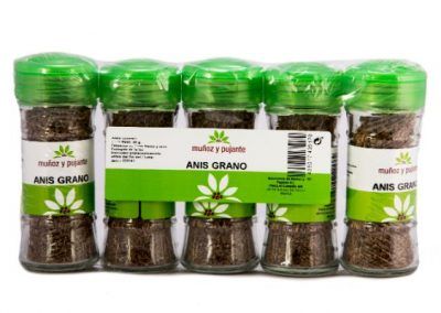 tarro anis grano muñoz y pujante 30 gr