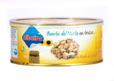 lata bonito trozos en aceite de girasol 900 gr
