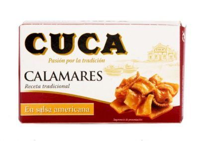 lata calamares en salsa americana cuca