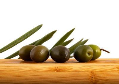 aceitunas campo real verdes