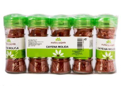 tarro cayena molida muñoz y pujante 32 gr