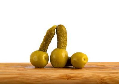 aceituna rellena de pepinillo kimbito