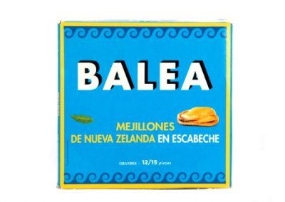 lata mejillones de nueva zelanda en escabeche balea