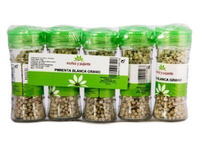 tarro pimienta blanca grano muñoz y pujante 42 gr