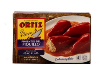 pimientos del piquillo rellenos de bacalao