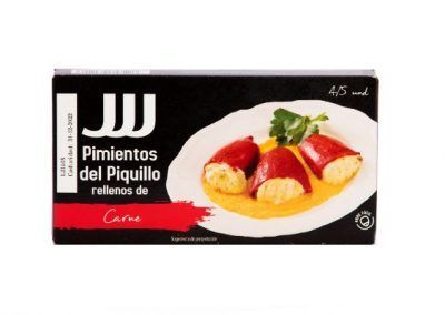 pimientos piquillo rellenos de carne