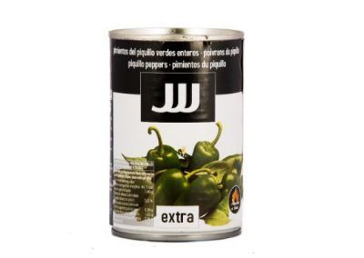 tarro pimientos del piquillo verdes enteros jjj 500 gr