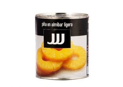 tarro piña en almibar ligero jjj