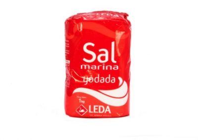 paquete sal marina yodada 1 kg leda