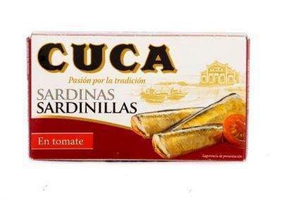 lata sardinillas en tomate cuca