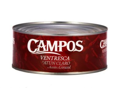 lata ventresca de atun claro en aceite de girasol campos
